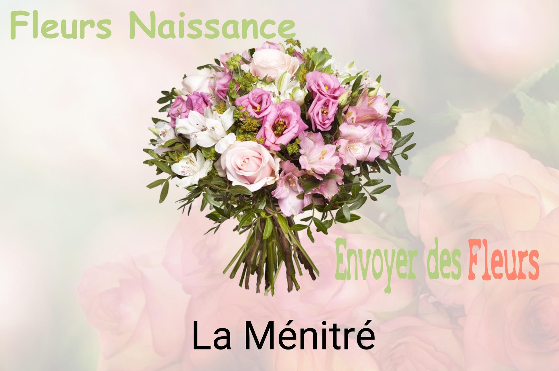 Bouquet de fleurs de naissance livré à La Ménitré
